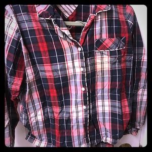 Tommy Hilfiger plaid pj set